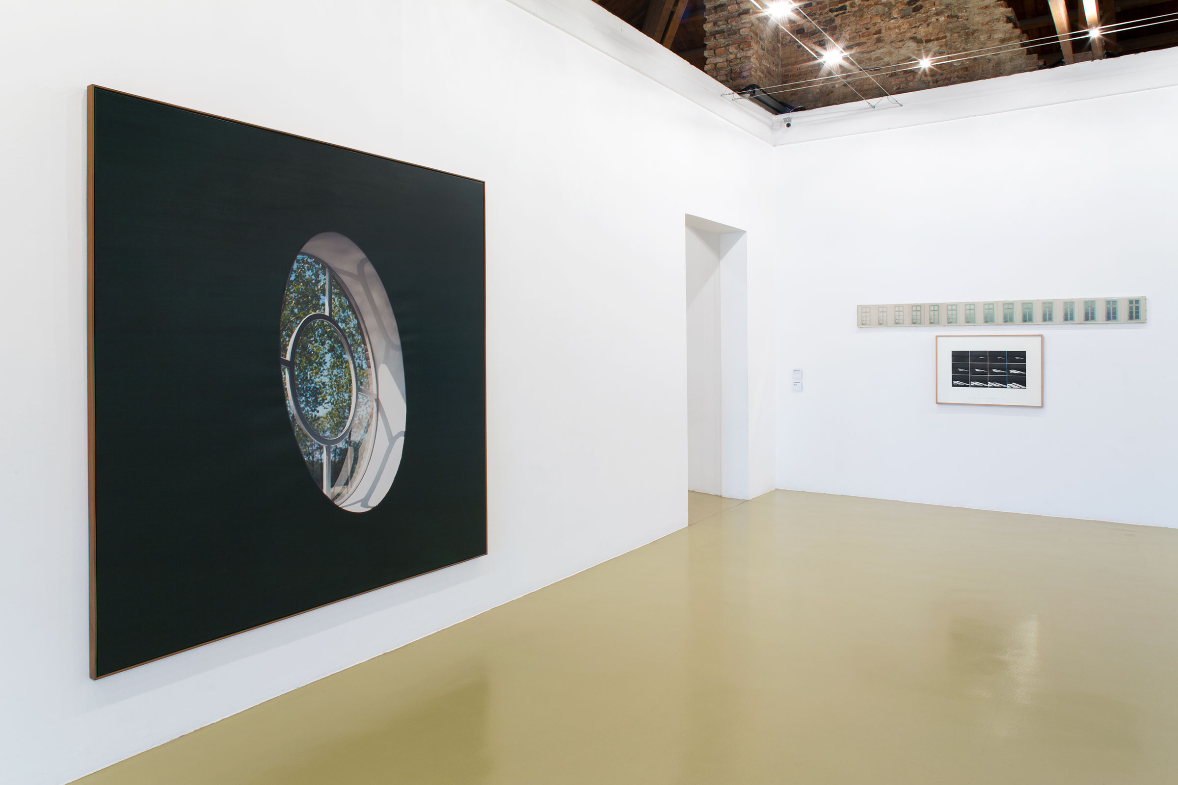 Jan Dibbets, Tollebeeck Spring II, 2000, Daylight-Flashlight / Outside Light-inside Light, 1971,  Shadows on the Floor of the Sperone Gallery, 1971